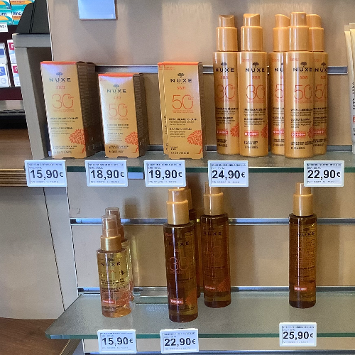Nuxe Sonnenschutz Produkte